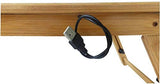 SEAFON Mesa De Bambú Con Ventilador Cooler Para Laptop De 10 - 16 pulgadas