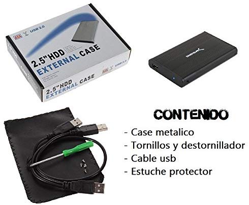 Case Gabinete Usb Para Disco Duro 2.5" Sata