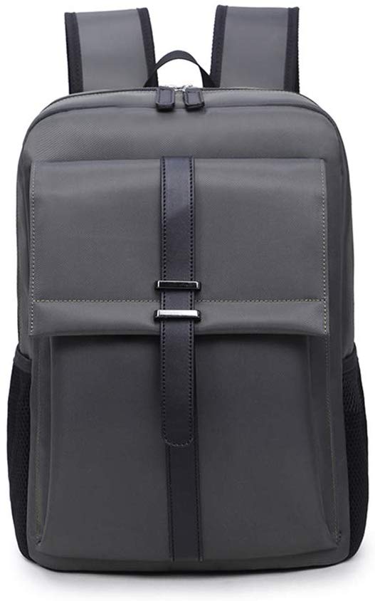 EUATEO Mochila para computadora de la Universidad 2019 de 16 Pulgadas, Trabajo, Estudio, Viaje, Exterior, Mochila Impermeable para Hombres y Mujeres (Gray)