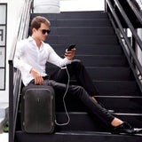 RedLemon Mochila Backpack Antirrobo De Lujo con Candado, Múltiples Compartimentos para Laptop de 15” y Tablet, Puerto USB Integrado, Impermeable, Diseño Moderno Elegante Minimalista, Ergonómica
