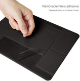 memumi Invisible Soporte Portátil Ajustable para Laptop, Soporte Adhesivo para Laptop Stand Compatible con MacBook, Air, Pro, tabletas y computadoras portátiles de hasta 15.6" (Negro)