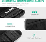 UGREEN Funda de Disco Duro Externo 2.5" Estuche EVA Neopreno con Cierre Cremallera y Bolsillos Compartimentos con Malla, Western Digital, Seagate, Toshiba HD, Cables, Tarjetas SD/TF, Memoria USB