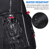 Mochila para Portatil Mochila Laptop Impermeable Mochila al Aire Libre Mochila Antirrobo Mochila de Estudiante Universitario de Viaje con Puerto de Carga USB 17 Pulgadas Hombres Mujer Negro
