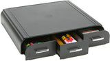 Mind Reader 'Perch' Organizador de escritorio y soporte para monitor, computadora, laptop, IMac, Negro