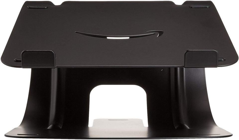 Amazon Basics Base de Aluminio para computadora portátil, Negro