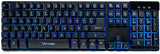 Vorago Keyboard502 Teclado Start The Game Alámbrico Metálico Multimedia Iluminado RGB USB, color Negro