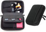 Cheelom Organizador Portátil, Bolsa para Accesorios Electrónicos, para Viajes, Impermeable, Funda Portable para Discos Duros, Cables USB, Auriculares, Móviles, Cargadores, Accesorios Digitales. -Negro