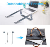 Soporte Ajustable para computadora portátil, CHOETECH Base para laptop Aluminio Desmontable Para MacBook Air, MacBook Pro,Chromebook,Samsung,Acer,HP,Dell y otro computadora portátil ordenador 9" y 17"