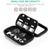 UGREEN Funda de Disco Duro Externo 2.5" Estuche EVA Neopreno con Cierre Cremallera y Bolsillos Compartimentos con Malla, Western Digital, Seagate, Toshiba HD, Cables, Tarjetas SD/TF, Memoria USB
