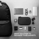 UGREEN Funda de Disco Duro Externo 2.5" Estuche EVA Neopreno con Cierre Cremallera y Bolsillos Compartimentos con Malla, Western Digital, Seagate, Toshiba HD, Cables, Tarjetas SD/TF, Memoria USB
