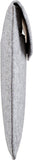 Amazon Basics Funda para portátil de 13", Fieltro, Gris Claro