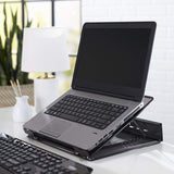 Amazon Basics Soporte ventilado y Ajustable para Laptop