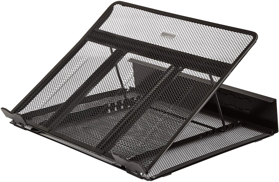 Amazon Basics Soporte ventilado y Ajustable para Laptop