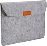 Amazon Basics Funda para portátil de 13", Fieltro, Gris Claro